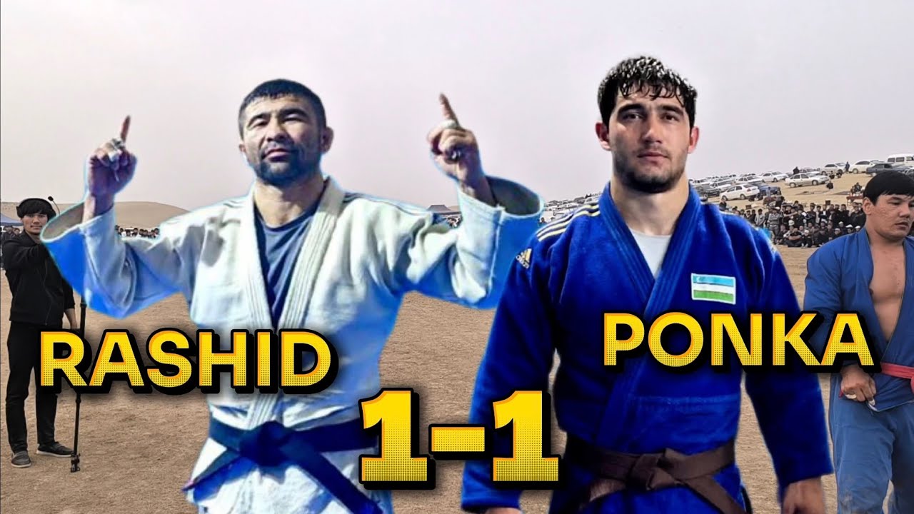 Rashid polvon vs Ponka polvon | Hisob 1-1