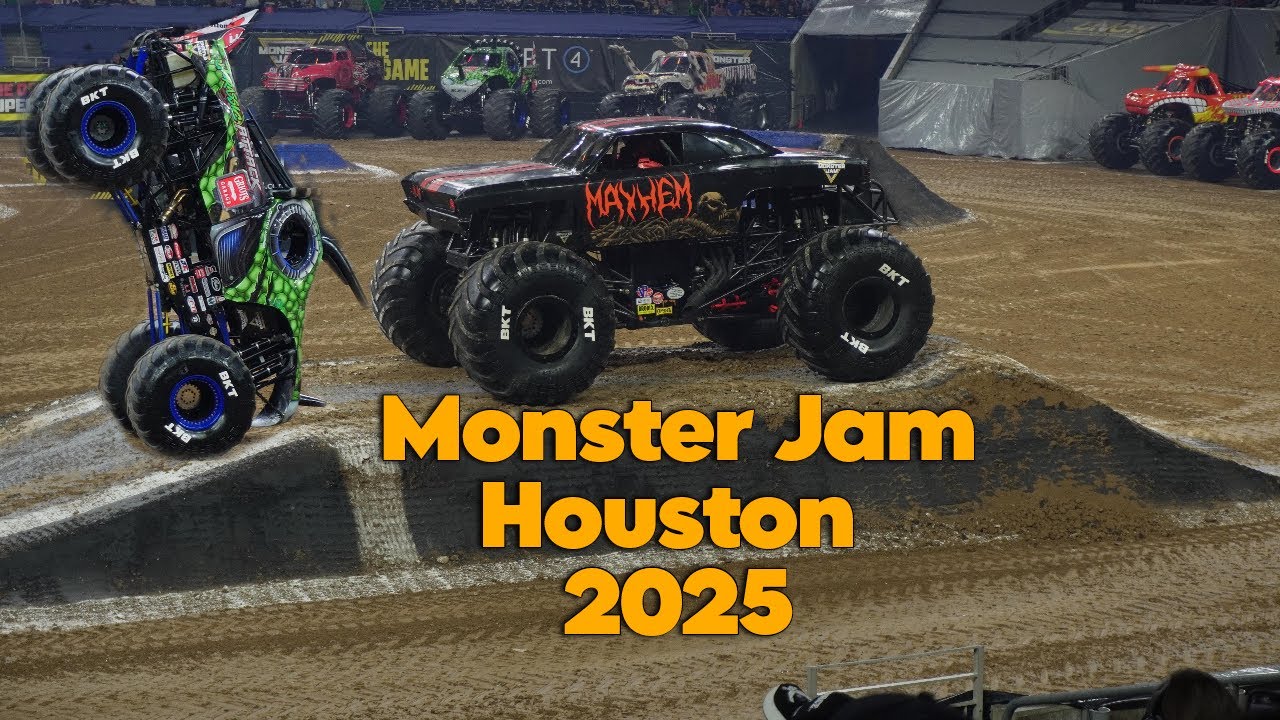 Monster Jam Houston Show 1 2025 - YouTube