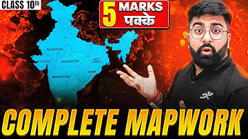 Complete Map Work Class 10 SST | Map Work Tips and Tricks| By Gautam Sir