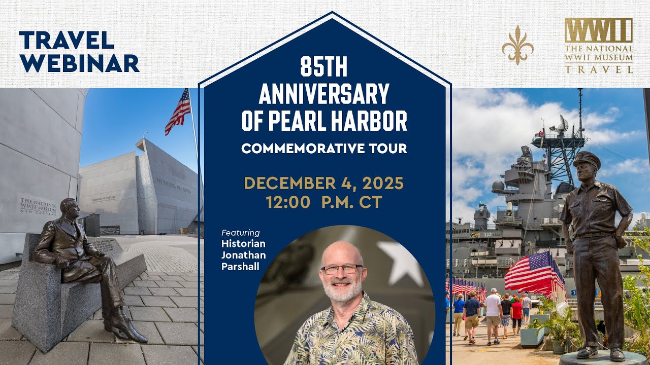 Travel Webinar: 85th Anniversary of Pearl Harbor Tour with