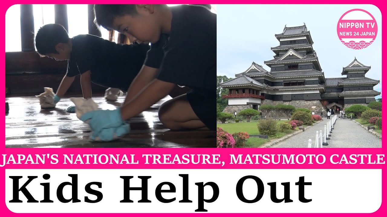 Kids help preserve Japan’s Matsumoto castle