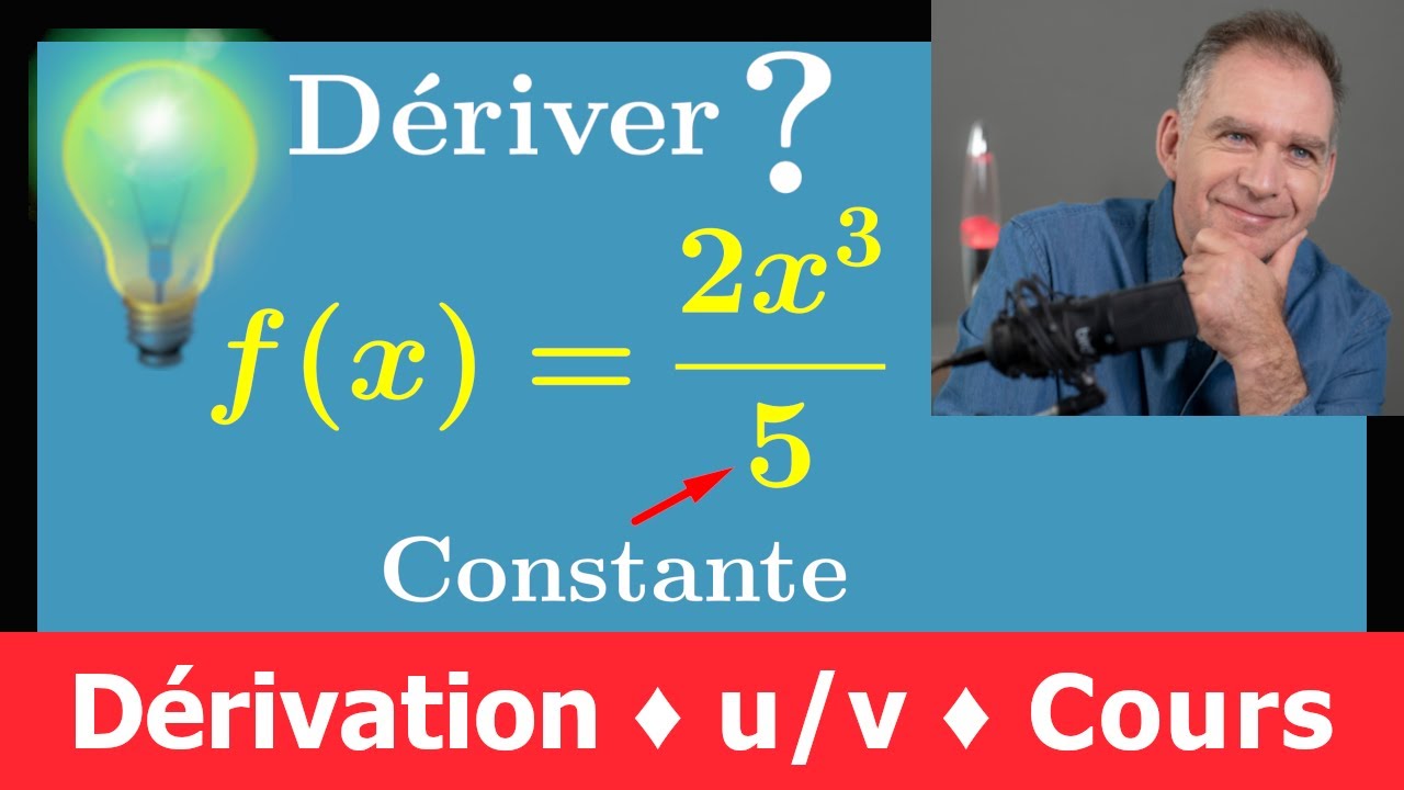 Astuce ♦ Comment dériver avec une constante au dénominateur ♦ fonction