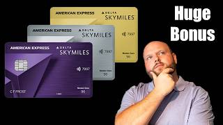 Amex Drops INCREDIBLE Bonuses On Delta Credit Cards