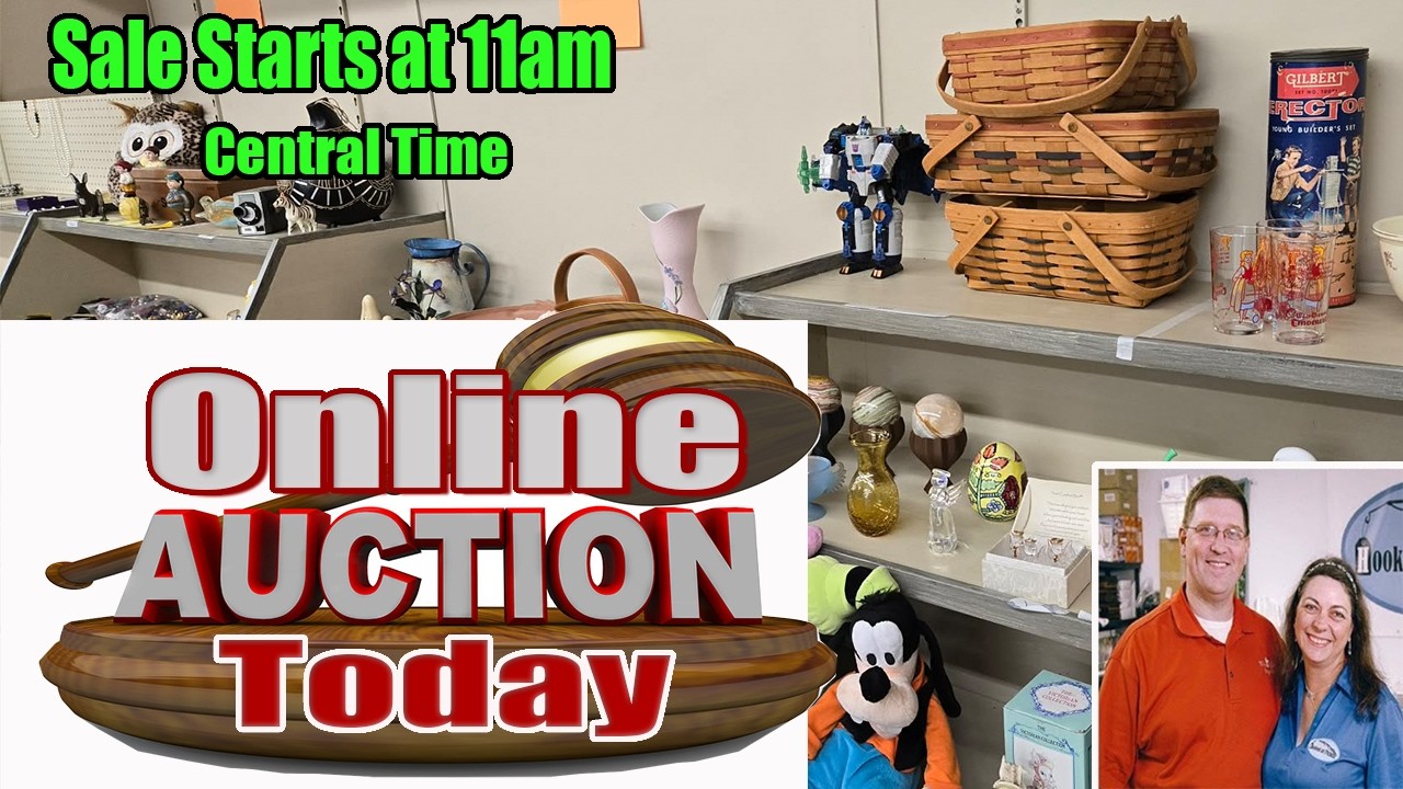 5-Hour Live Auction Treasure Hunt 🛍️ Vintage Finds, Collectibles, Decor & Surprise Deals!