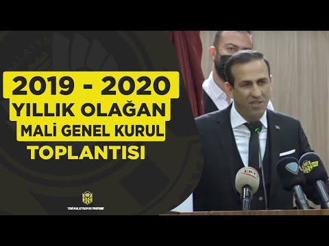 2019-2020 yılı Yıllık Olağan Mali Genel Kurul Toplantısı | Yeni Malatyaspor