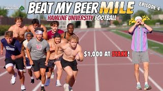 Can Hamline Football Beat My Beer Mile?!