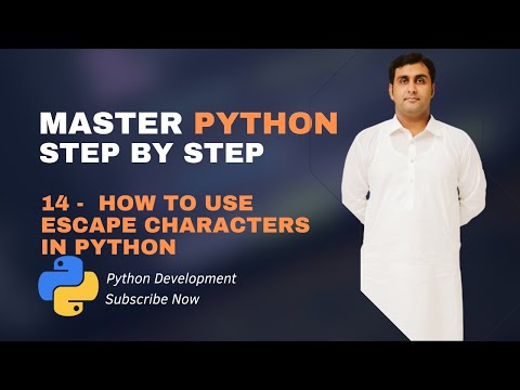 14 - Escape Sequences In Python | Python Tutorials For Beginners (Full Course) in (Urdu/Hindi)