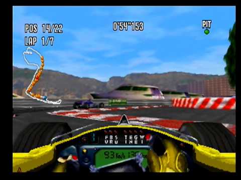 F1 Racing Championship N64 - Monte Carlo 1st lap - YouTube