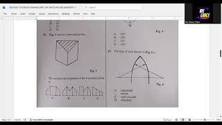 2026 WAEC OBJECTIVE QUESTIONS AND ANSWERS TECHNICAL DRAWING 