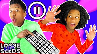 Big Brother VS Little Sister SLIME Pause Challenges Compilation!