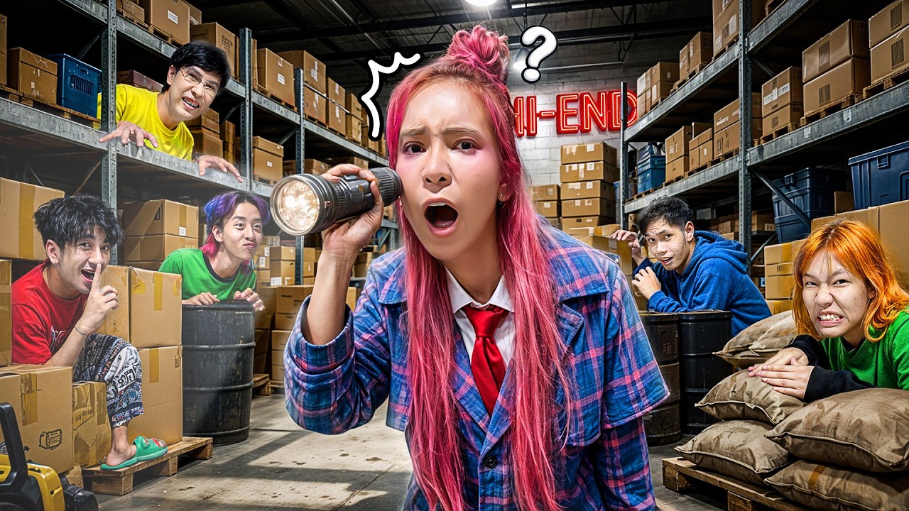 อาเมย์แข่งซ่อนหาในสตูกับเพื่อนใหม่?! (ผู้ชาย Vs ผู้หญิง!!)😗