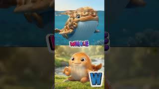 ABC Food Animals Grow Big! 🐋🍔 | U–Z | Toddler Learning Song #abcsong #animalsong #preschoollearning