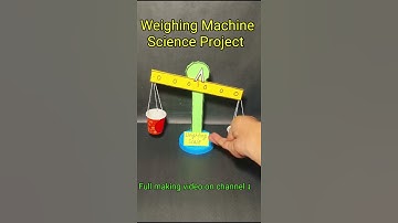Weight balancing machine project for school #shortvideo #shoolproject #shorts #sciencproject