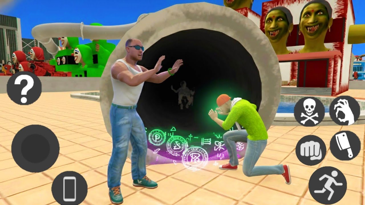 Franklin Enter Inside Secret Bunker 😱🔥 | INDIAN BIKE DRIVING 3D