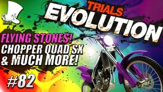 Hatventures - Trials Evolution #82 - Flying Stones! Chopper Quad SX & Much Much More!!