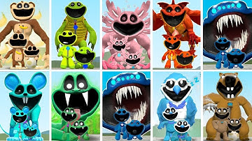 ALL MECHATITAN VS ALL CURSED SMILING CRITTERS - POPPY PLAYTIME CHAPTER 4 In Garry