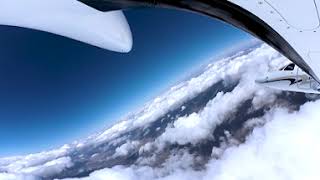 Eclipse Jet Cloud Flying from San Diego to the Salton Sea 360VR