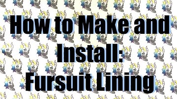 How to Make a FURSUIT HEAD! Part 2: Lining