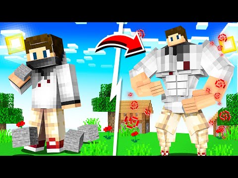 BLOK YEDİĞİMDE  GÜÇLENİYORUM - Minecraft