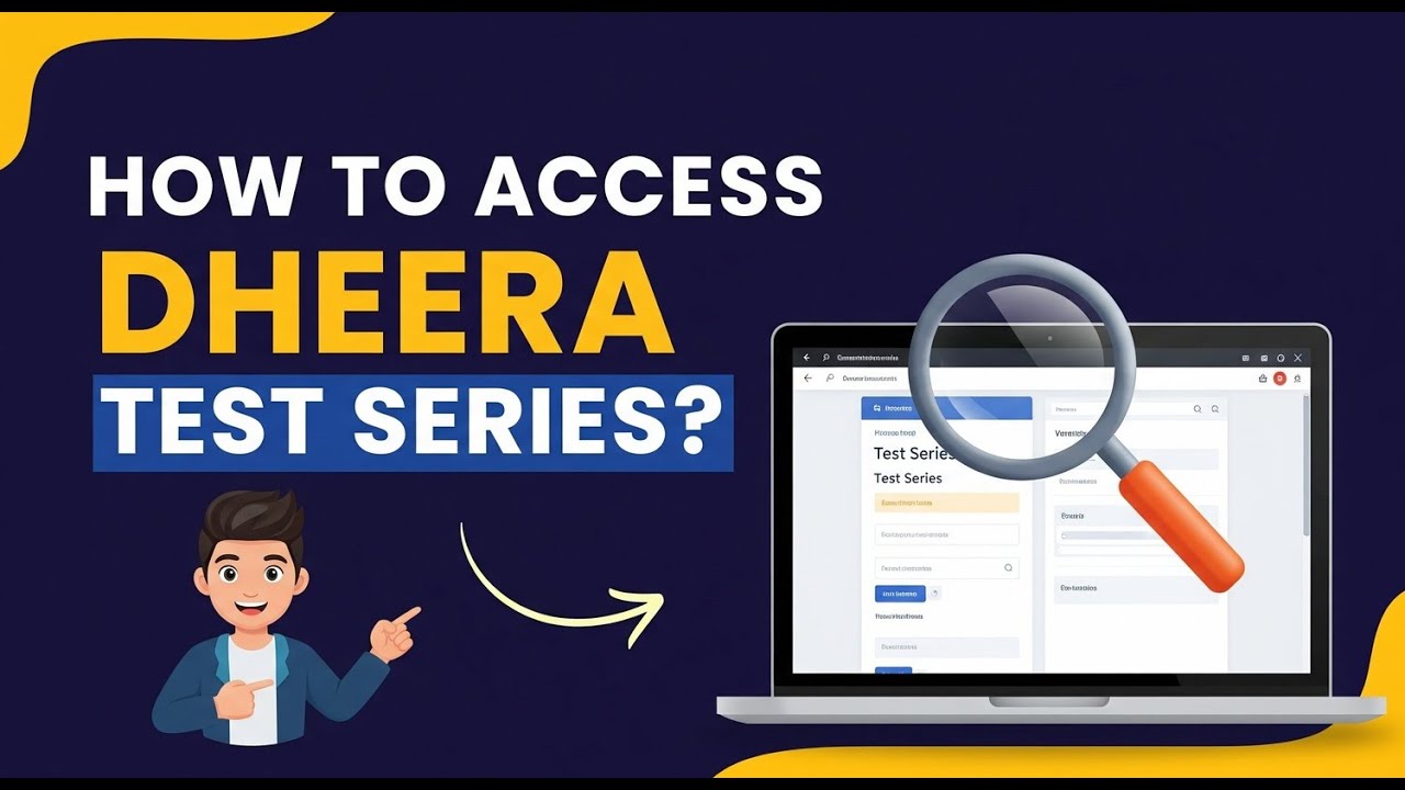 How to access Dheera Test Series - YouTube