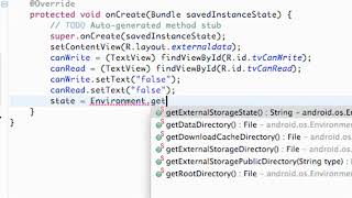Android Application Development Tutorial   104   External Storage State   YouTube Wealth