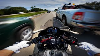 YAMAHA R6 RIPS THROUGH TRAFFIC! by tuck 9,614 views 6 months ago 11 minutes, 47 seconds