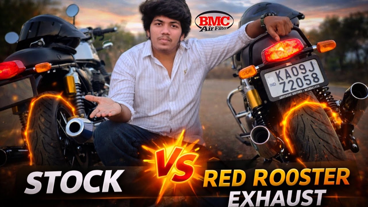 STOCK EXHAUST VS RRP EXHAUST || GT650 