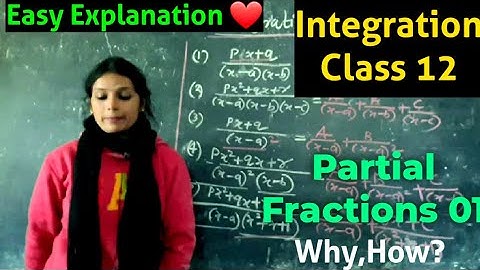 Integration Class 12 | Integration by Partial Fractions | NCERT Ex 7.5 | Integrals | Maths is Easy