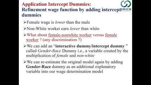 Week7: Lecture 14 (Regression Models with Dummy Variables-II)