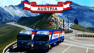 Красивые дороги ETS 2 - Австрия