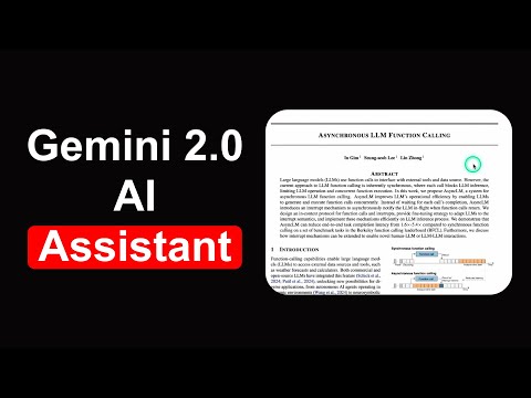 Gemini 2.0 as an AI Research Assistant! MINDBLOWING