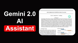 Gemini 2.0 as an AI Research Assistant! MINDBLOWING