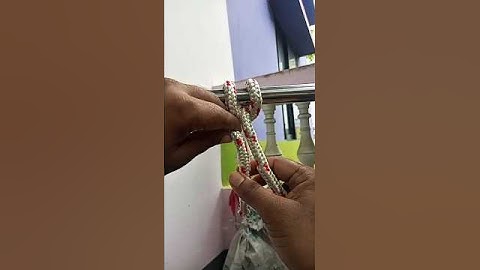 Trailer buckle is simple and practical knot that you will remember for the rest of your daily life