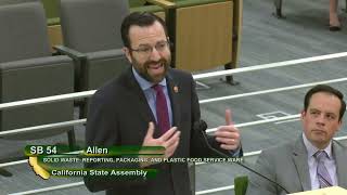 SB 54 (Allen) Assembly Appropriations Committee Hearing 6-29-22