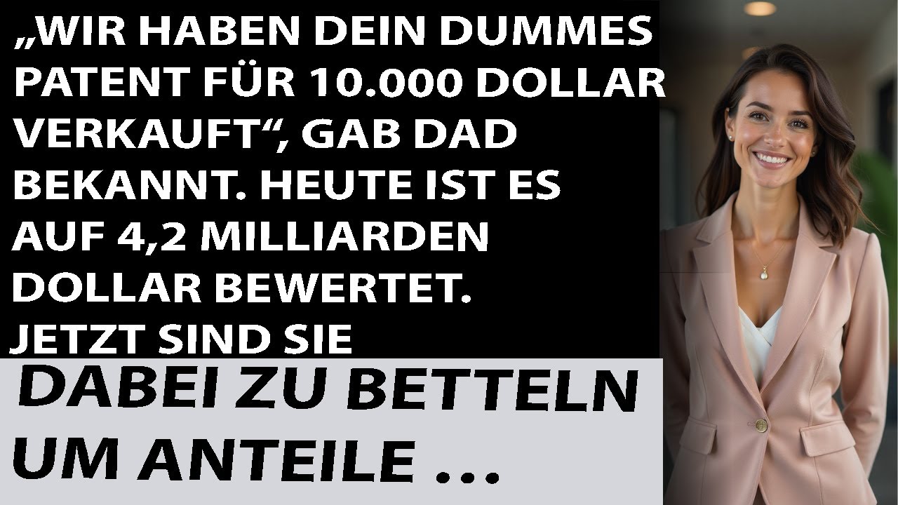 Meine Eltern verkauften mein Projekt – dann erfuhren sie, dass es Milliarden wert war.