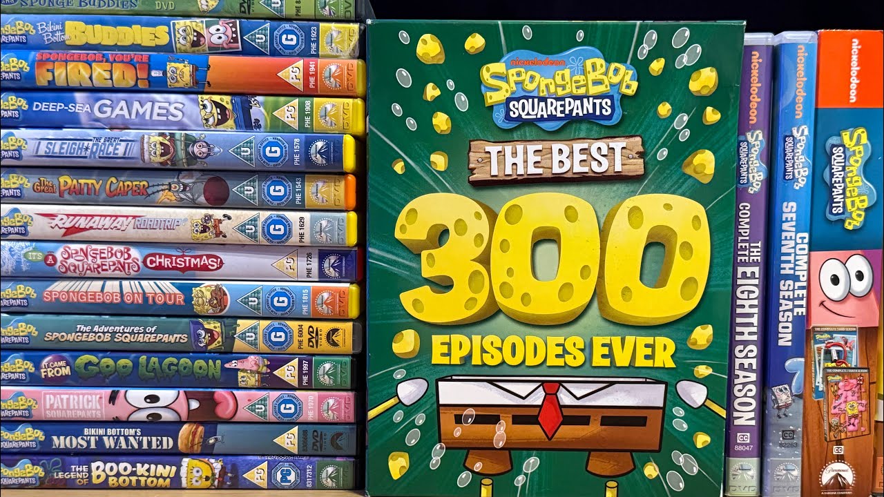 SpongeBob DVD collection - 2025