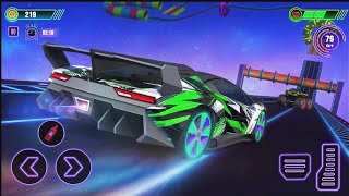 Neon Light Ramp Car Racing - Mega Ramp Car Stunts 3D -  Android Gameplay screenshot 2
