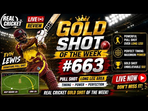 Real Cricket : #663 New Gold Shot of the week | Live Review