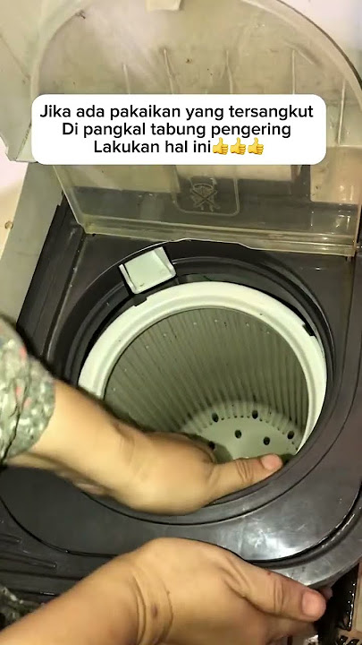cara cepat mengambil baju yang tersangkut dimesin cuci #viralvideo #fyp #trending #shorts #viral