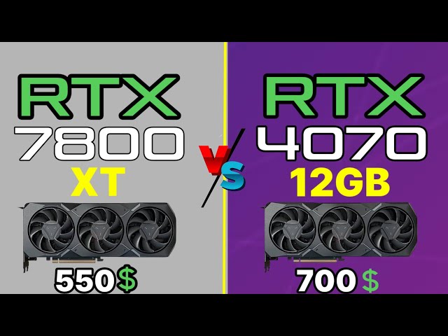 AMD Radeon RX 7800 XT GPU Review & Benchmarks vs. RX 6800 XT, RTX 4070 :  r/IT_Software_Net