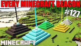 I Made One of Every Beacon In Minecraft - Minecraft Survival Series Hindi #127