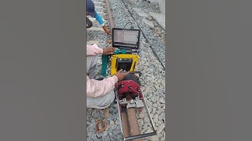 usfd Machine #rail welding checking machine#indian railway#machine to check aqurecy of welding