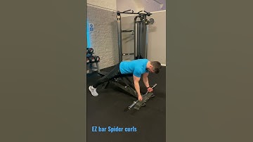 EZ bar Spider curls