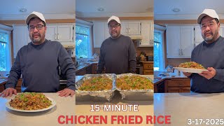 15 Minutes Easy Chicken Fried Rice #friedrice