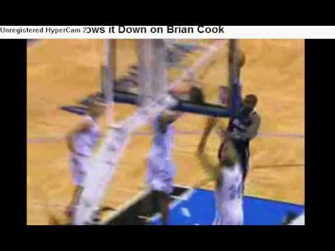 Marvin Williams big slam on Brian Cook!!