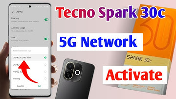 tecno spark 30c 5g network setting kaise kare | how to activate 5g network in tecno spark 30c 5g