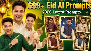 699+ Eid Mubarak AI Photo Prompts 2026 (Part-8) | Gemini AI Photo Editing Tricks