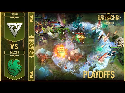 WINNER TO GRAND FINAL! FALCONS vs TUNDRA - HIGHLIGHTS - PGL Wallachia Season 3 | DOTA2