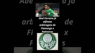 ABEL FERREIRA PRESSÃO NA ARBITRAGEM  #futebol #palmeiras