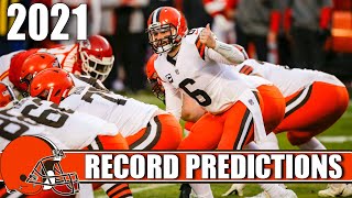 Cleveland Browns 2021 Record Predictions